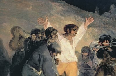 Exécution des défenseurs de Madrid, 3 mai 1808, 1814 (détail) - Francisco de Goya