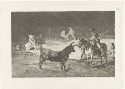 Fernando del Toro défiant un taureau (La Tauromaquia) - Francisco de Goya