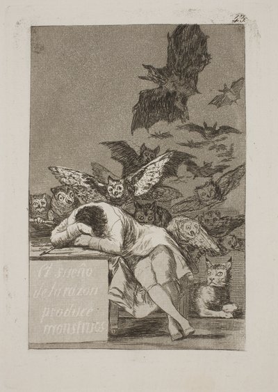 Le sommeil de la raison engendre des monstres - Francisco de Goya
