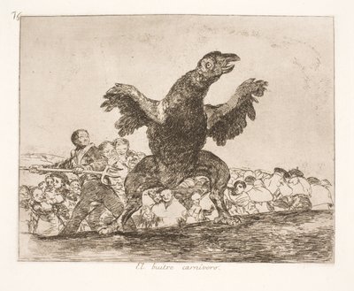 Le Vautour (76) - Francisco de Goya