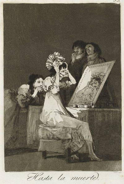 Hasta la muerte, 1799 - Francisco de Goya