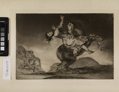 Le Voleur de Chevaux (Une femme et un cheval, laissez un autre les apprivoiser) - Francisco de Goya