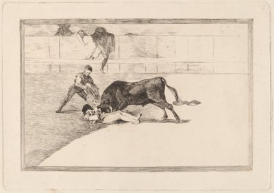 La desgraciada muerte de Pepe Illo en la plaza de Madrid - Francisco de Goya