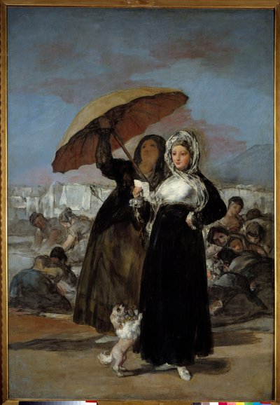 La lettre ou les jeunes - Francisco de Goya