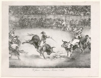 [Les Taureaux de Bordeaux : le célèbre Américain Mariano Ceballos] - Francisco de Goya