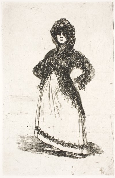 Maja, debout - Francisco de Goya