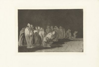 Hommes dans des sacs - Francisco de Goya