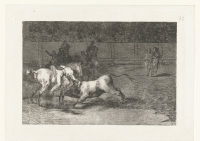 Mariano Ceballos tue un taureau (La Tauromaquia) - Francisco de Goya