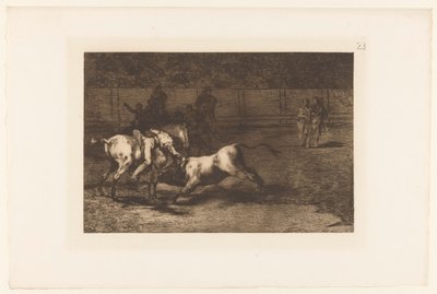 Mariano Ceballos tue un taureau - Francisco de Goya