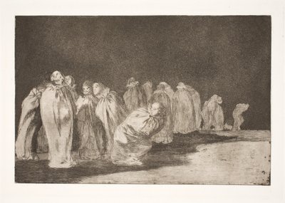 Les hommes dans des sacs (Il y a quelque chose sous la toile de jute / Vous ne pouvez pas juger un homme par ses vêtements) - Francisco de Goya