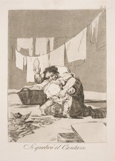 Quand on a cassé le pot - Francisco de Goya