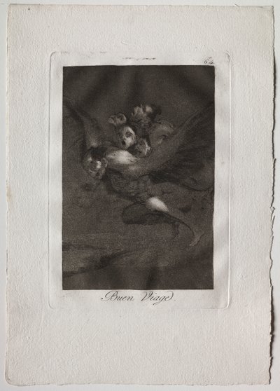 Ochenta Caprichos: Bon Voyage - Francisco de Goya