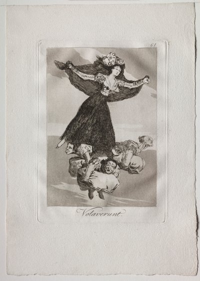 Ochenta Caprichos: Volaverunt - Francisco de Goya
