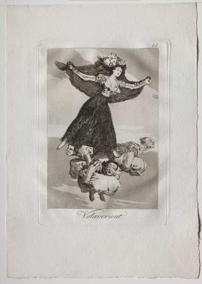 Ochenta Caprichos: Volaverunt, 1793-1798 - Francisco de Goya