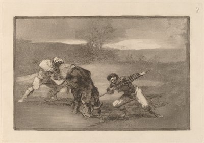 Une autre manière de chasser à pied - Francisco de Goya