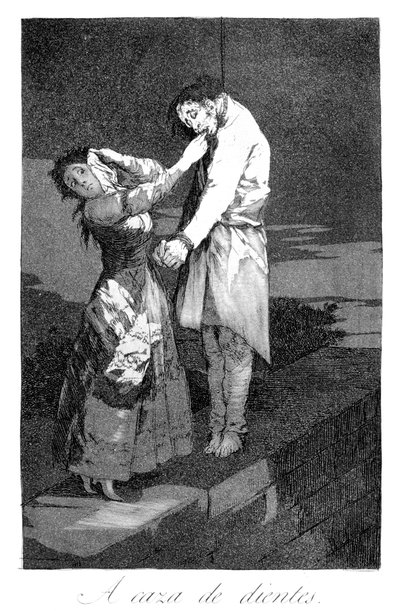 À la chasse aux dents - Francisco de Goya