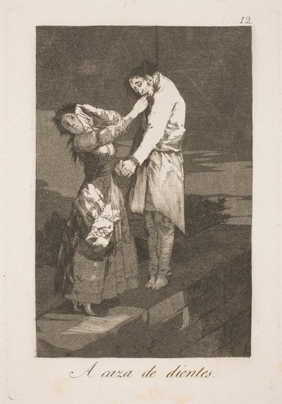 À la recherche de dents - Francisco de Goya