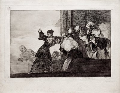 Pauvre Folie de la série Los Disparates Follies, 1815-1819 - Francisco de Goya