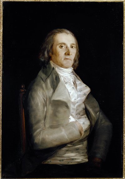 Portrait de Don Andres del Peral (actif 1770-1820) peintre décorateur - Francisco de Goya