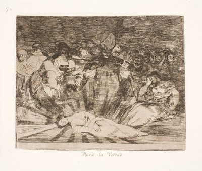 La vérité est morte (79) - Francisco de Goya