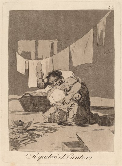 Si quebro el cantaro - Francisco de Goya