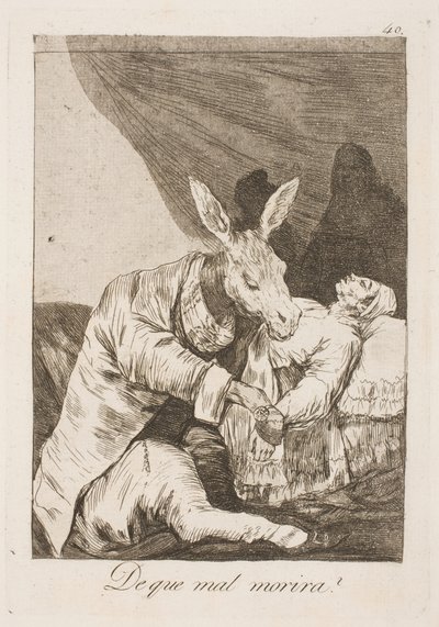 Le médecin ou la maladie le tuera-t-il ? - Francisco de Goya