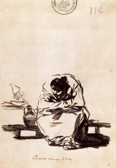 Bientôt tu seras libre - Francisco de Goya
