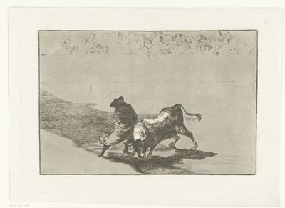 Toreador dans une arène (La Tauromaquia) - Francisco de Goya