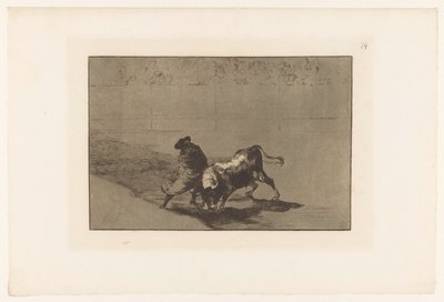 Toreador dans une arène - Francisco de Goya