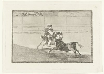 Toreador dans une arène - Francisco de Goya