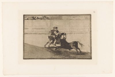 Toreador dans une arène - Francisco de Goya