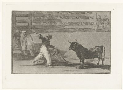 Toreador avec banderille (Origen de los arpones ó banderillas) (La Tauromaquia) - Francisco de Goya