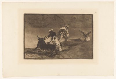 Toreros dans une arène (La Tauromaquia) - Francisco de Goya