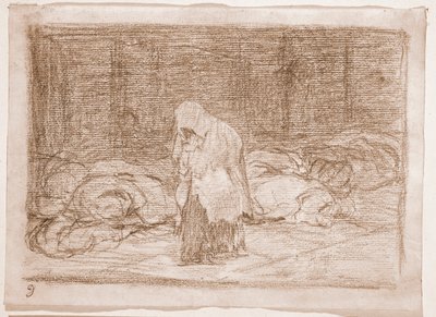 Les Désastres de la guerre : Lits mortuaires - Francisco de Goya