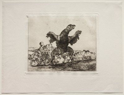 Les horreurs de la guerre : Un vautour carnivore - Francisco de Goya