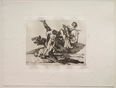 Les horreurs de la guerre : Un exploit héroïque ! Avec des morts - Francisco de Goya