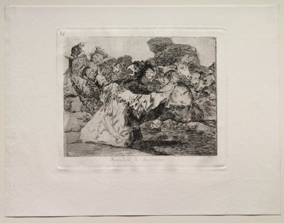 Les horreurs de la guerre : Le spectacle du charlatan - Francisco de Goya