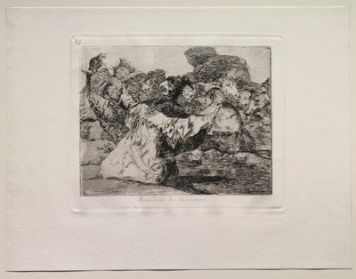 Les horreurs de la guerre : Spectacle de charlatans - Francisco de Goya