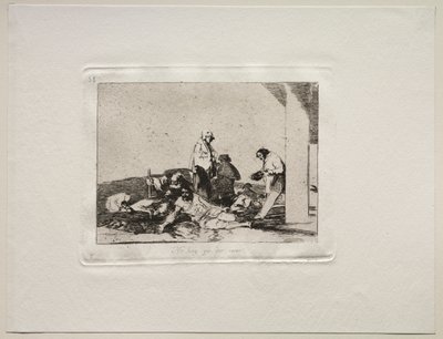 Les horreurs de la guerre : Il ne sert à rien de crier - Francisco de Goya