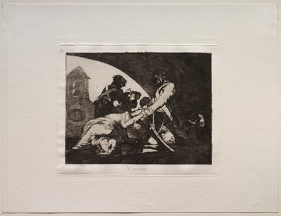 Les Horreurs de la Guerre : Ni Ceux-ci - Francisco de Goya