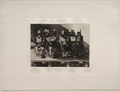Les horreurs de la guerre : On ne peut pas dire pourquoi - Francisco de Goya