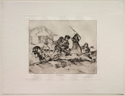 Les horreurs de la guerre : La populace - Francisco de Goya