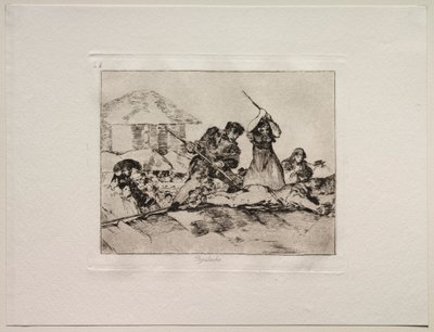 Les horreurs de la guerre : Racaille - Francisco de Goya