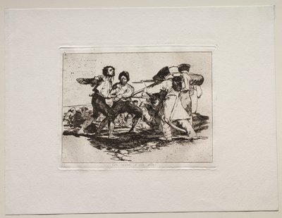 Les Horreurs de la Guerre : À tort ou à raison - Francisco de Goya