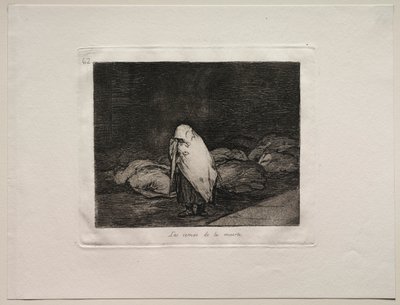 Les horreurs de la guerre : Les lits de la mort - Francisco de Goya