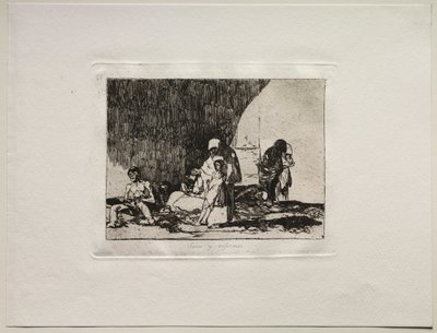 Les horreurs de la guerre : Les sains et les malades - Francisco de Goya