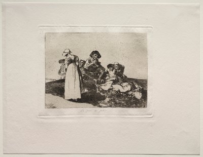 Les horreurs de la guerre : Le pire est de mendier - Francisco de Goya