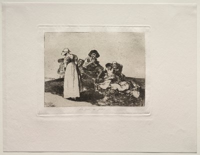 Les horreurs de la guerre : Le pire est de mendier - Francisco de Goya
