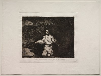 Les horreurs de la guerre : Page de titre - Tristes pressentiments de ce qui va arriver - Francisco de Goya