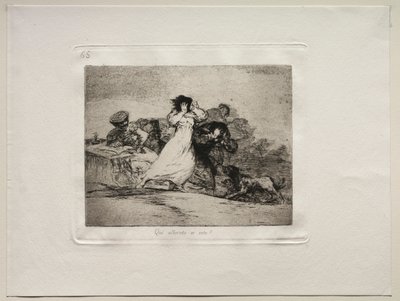 Les horreurs de la guerre : Quel est ce brouhaha - Francisco de Goya